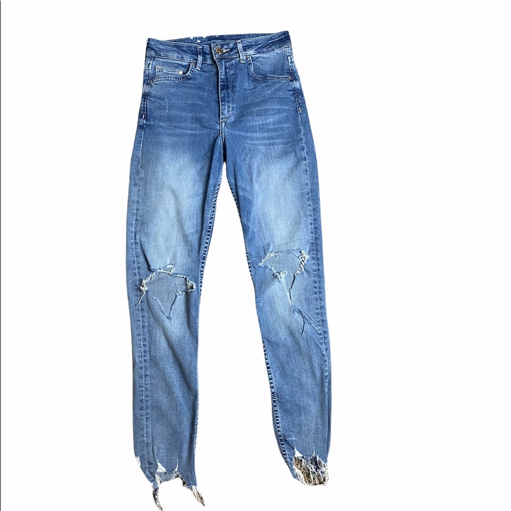 H&M &Denim Skinny Ankle High Waisted Jeans